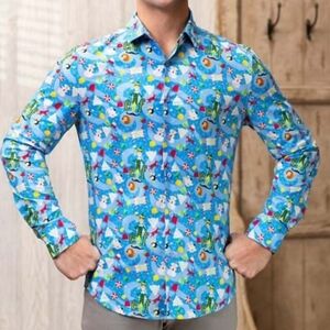 Buddy the Elf Button Up Shirt Size 2XL